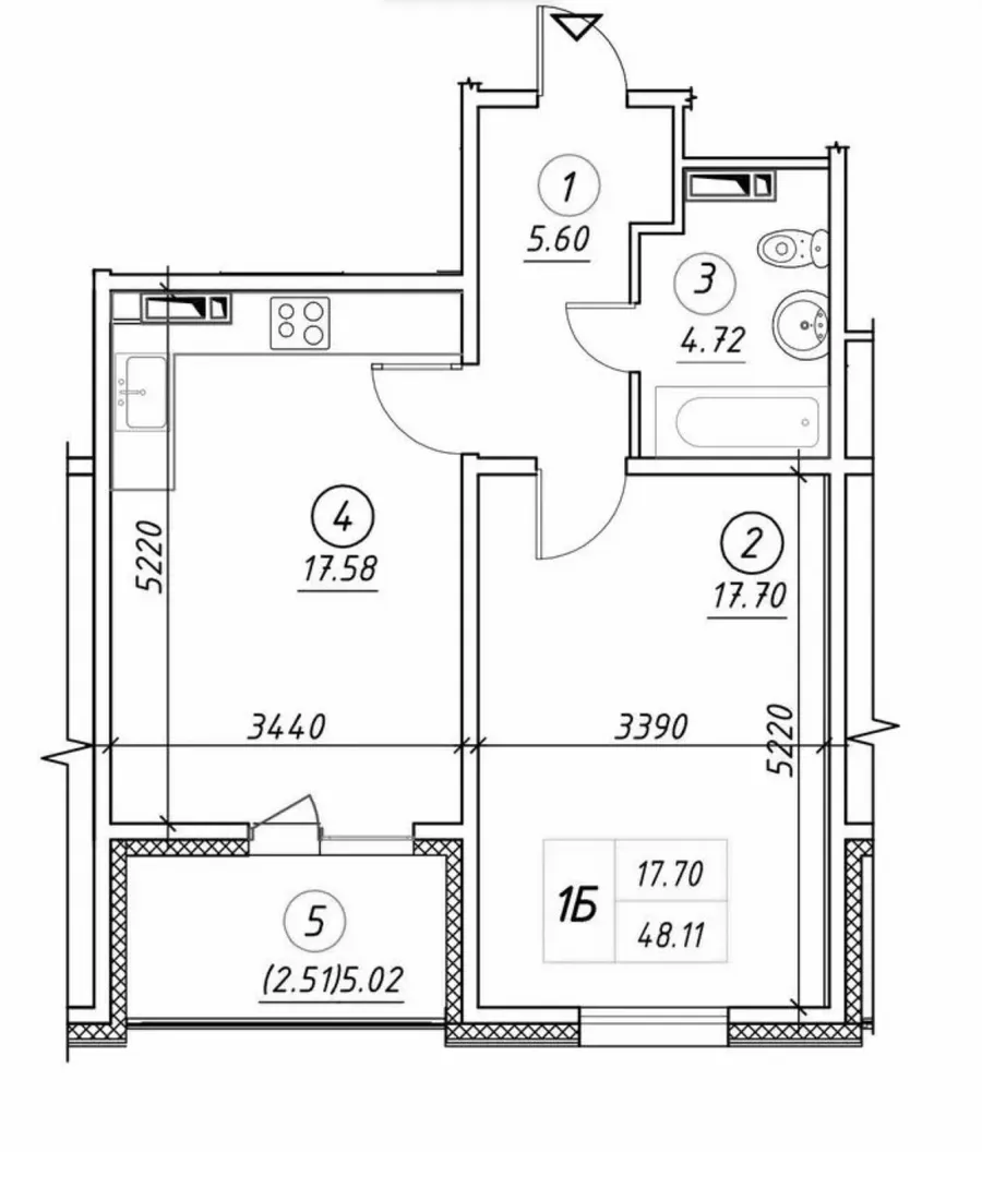 Продажа жилая квартира улица Ревуцкого, д.54